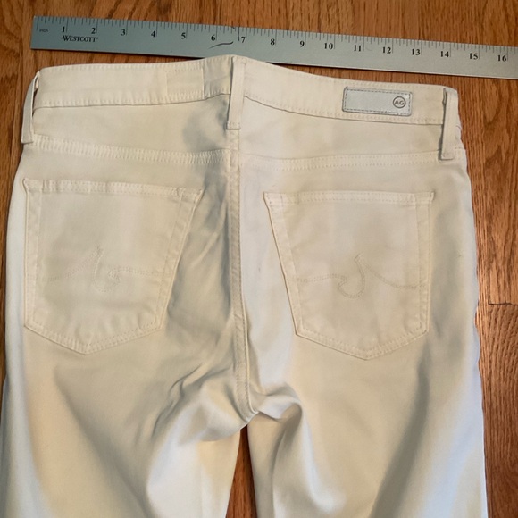 AG Adriano Goldschmied Jeans Beige 5-Pocket Skinny Fit w/ Stretch Sz 26R x 27.5” - Picture 14 of 15